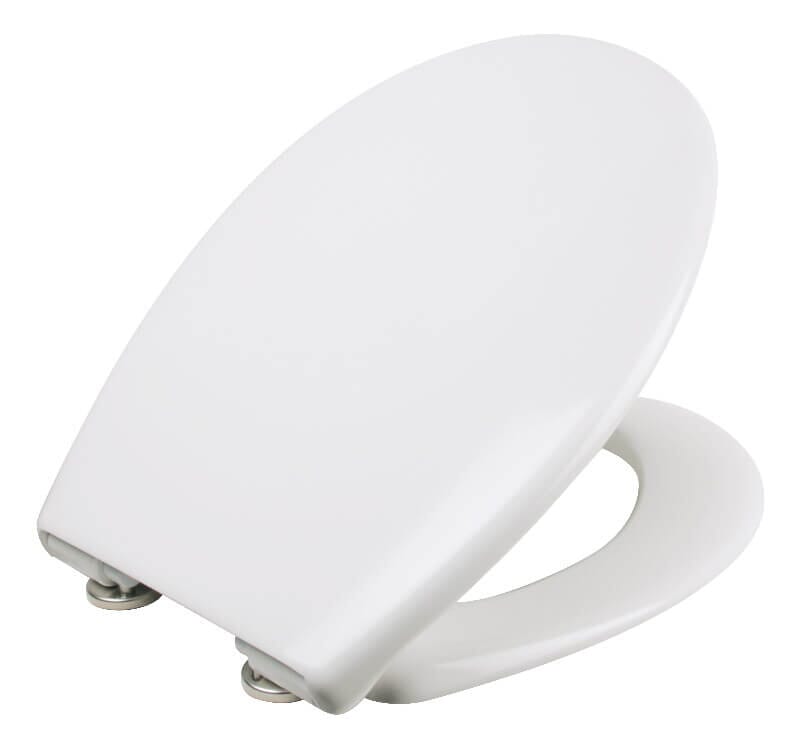 WC-Sitz für DIANA PLUS 2 mit Take-Off Scharnier Softclose Absenkautomatik weiß 