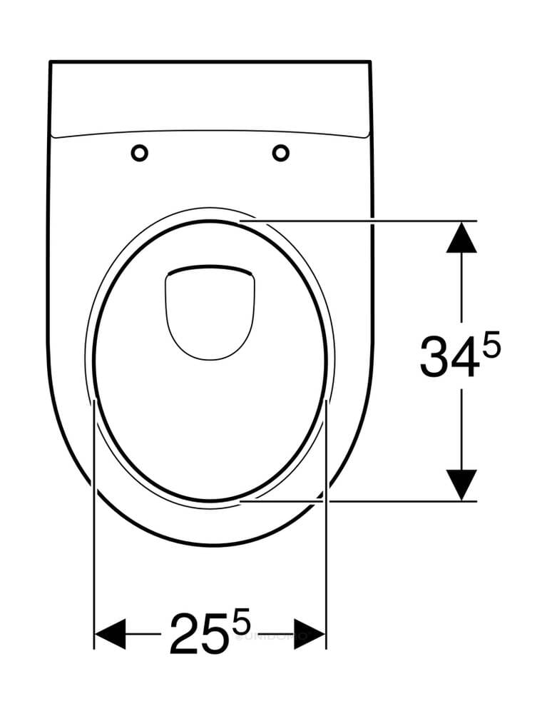 Geberit iCon Wand Tiefspül-WC ohne Spülrand rimfree KeraTect | uniDomo