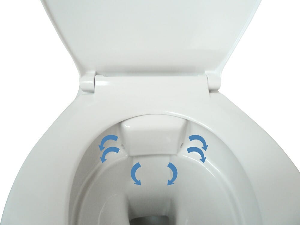 WC-Sitz Absenk Stand-WC-Set 10 cm Erhöht Toilette Flachspüler Seniorengerecht m 