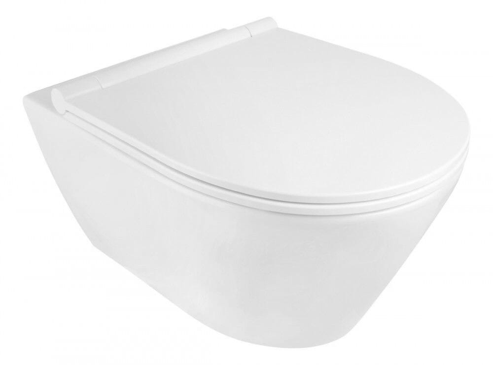 Design Wand-WC Tiefspüler inkl. mit Absenkautomatik und Take off | uniDomo