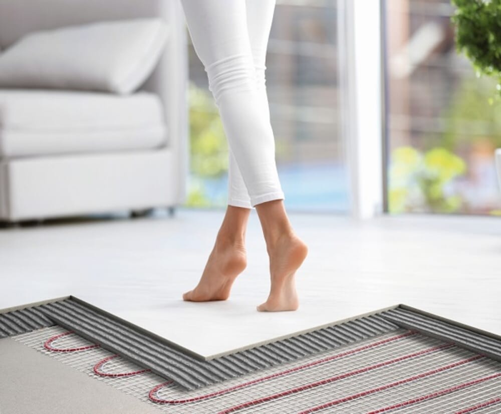 HoWaTech Lux Elektrische Fußbodenheizung, Set mit Heizfolie und Regler  Standard
