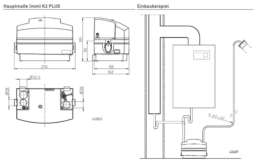 Buderus SFA Kondensatpumpe CP1-2, pH-Wert 2,5 Hebeanlage für Brennwer,  93,90 €