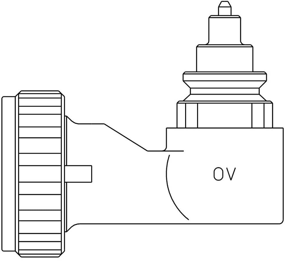 Oventrop Winkeladapter / Schraubverbindung M30 x 1,5 mm