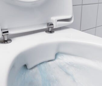 Hygiene Wand WC Keramag Renova Nr.1 Tiefspüler spülrandlos 16er Toilettenpapier 