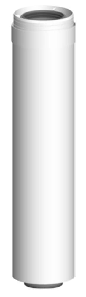 ATEC Abgas Rohr konzentrisch kürzbar 955 mm DN 60/100