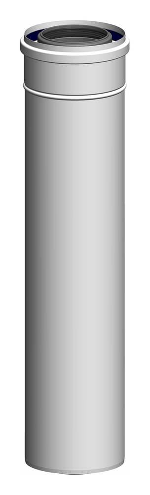 TTC Abgassystem Set, 6 m Kunststoff Abgasrohr DN 80/125 für Öl/Gas